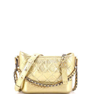 Chanel Gabrielle Hobo Quilted Aged #240503C25B